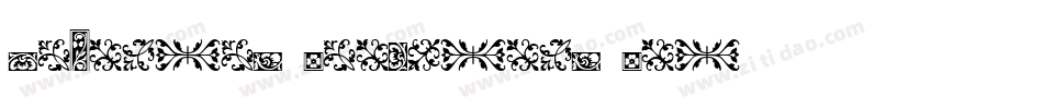 Printers Ornaments One字体转换